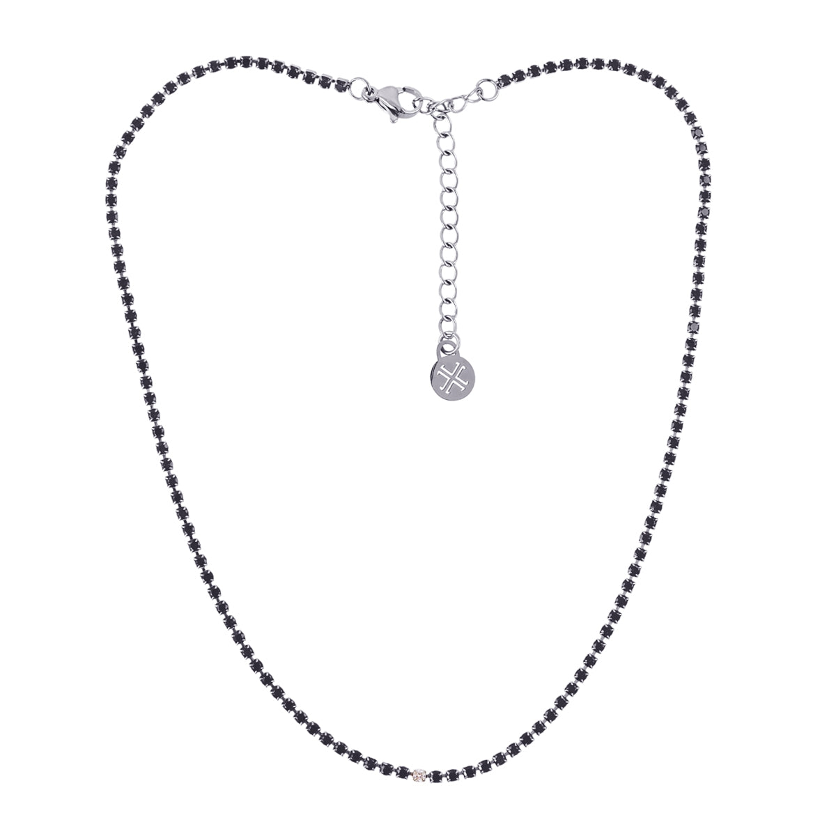 Collar Sparkle Flash Negro Anartxy