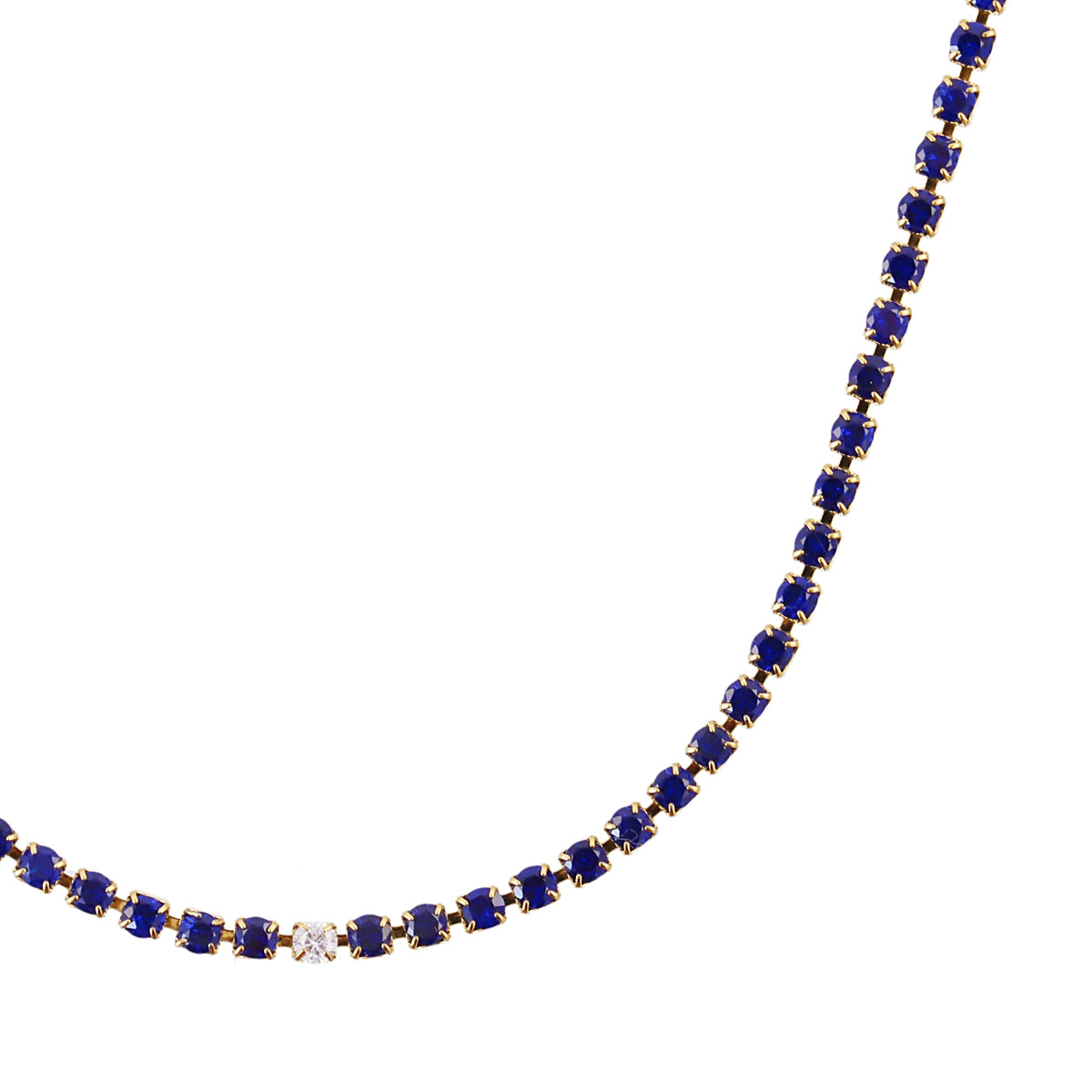 Collar Sparkle Lit Azul Anartxy