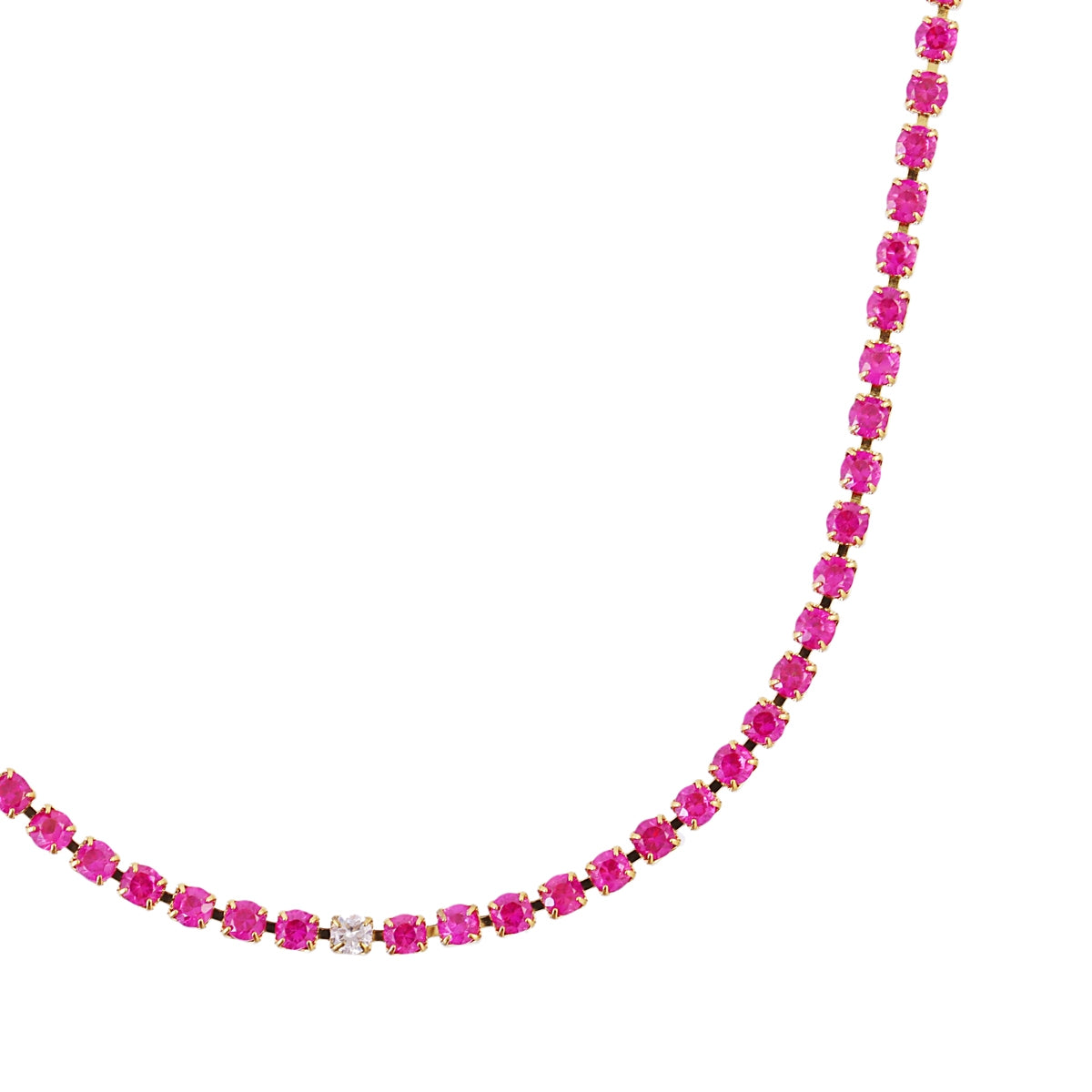 Collar Sparkle Radiance Rosa Anartxy