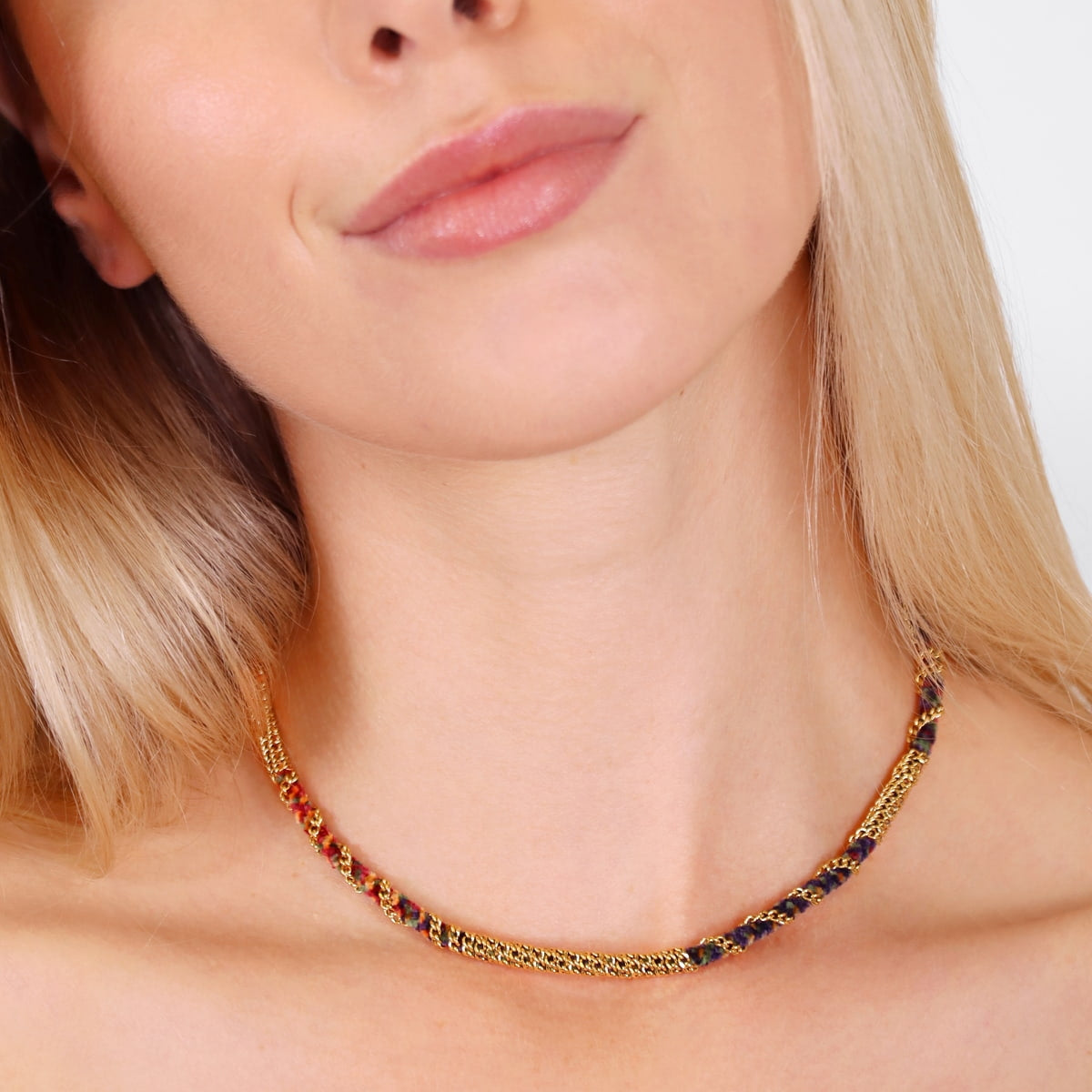 Collar Spirit Bogolan Café Anartxy