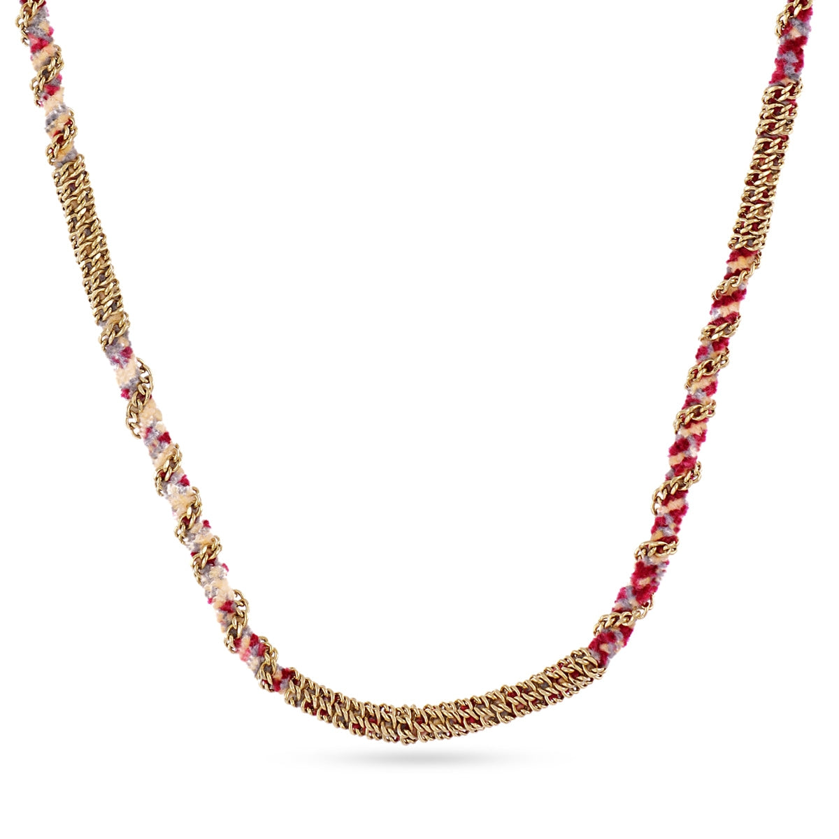 Collar Spirit Bogolan Rosa Anartxy
