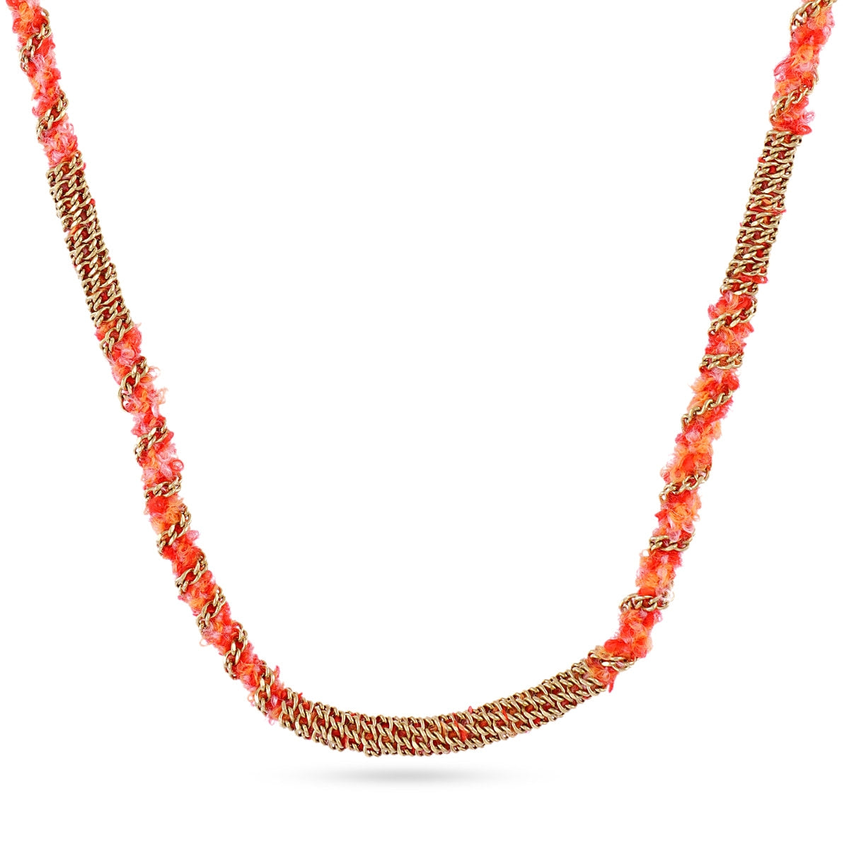 Collar Spirit Bogolan Naranja Anartxy