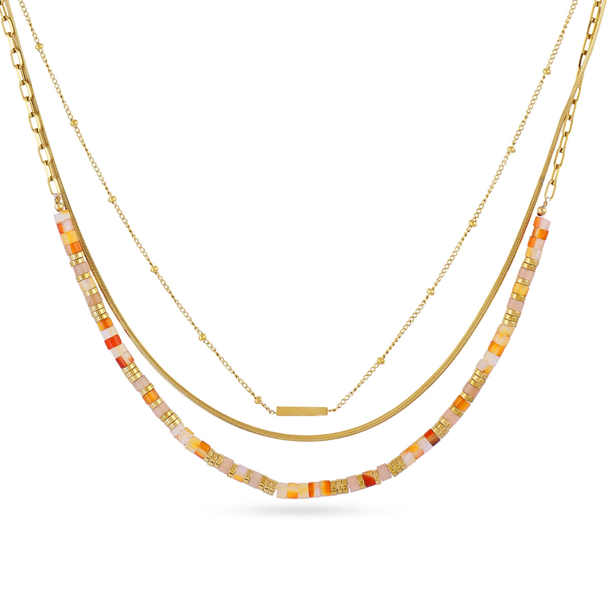 Collar Spirit Calm Naranja Anartxy