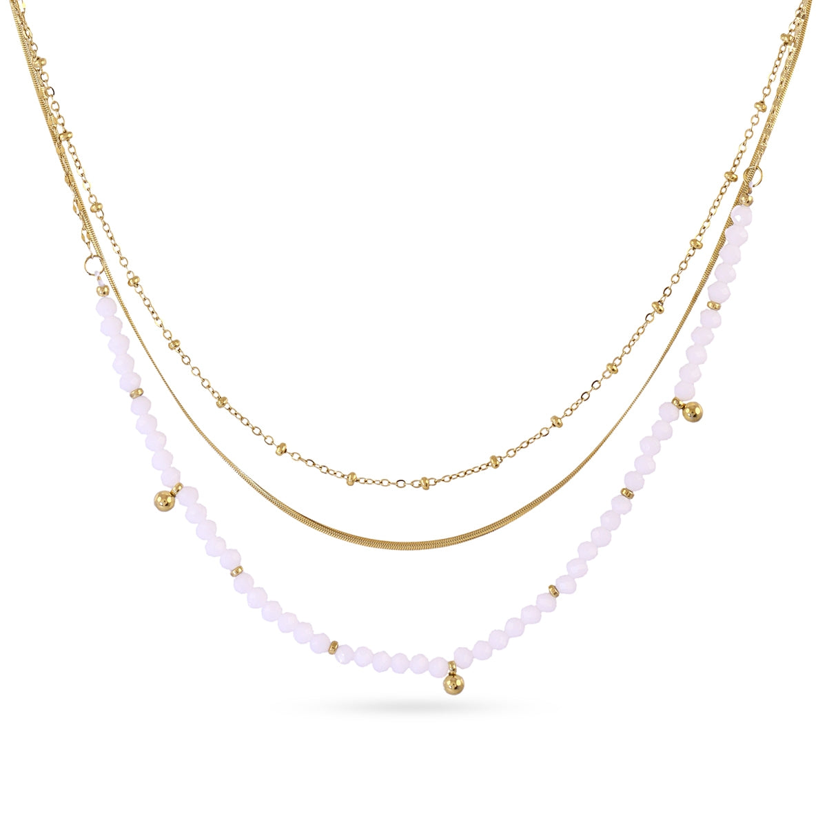 Collar Spirit Circlen Blanco Anartxy
