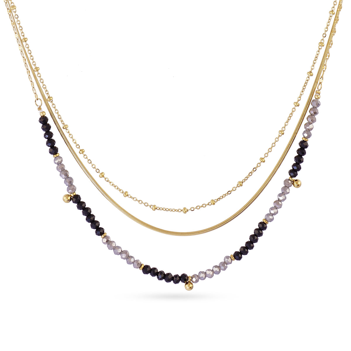 Collar Spirit Circlen Negro Anartxy