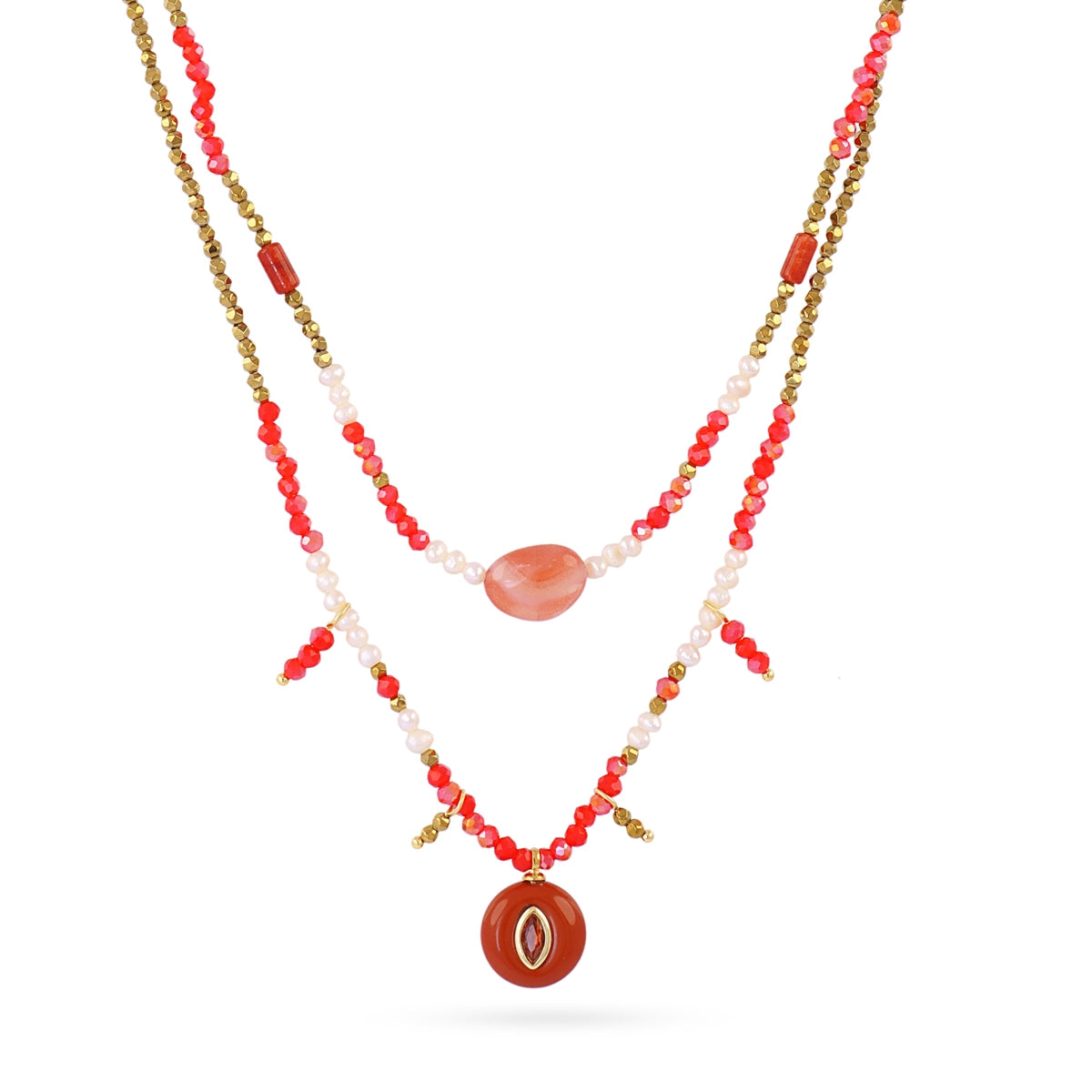 Collar Spirit Iris Naranja Anartxy