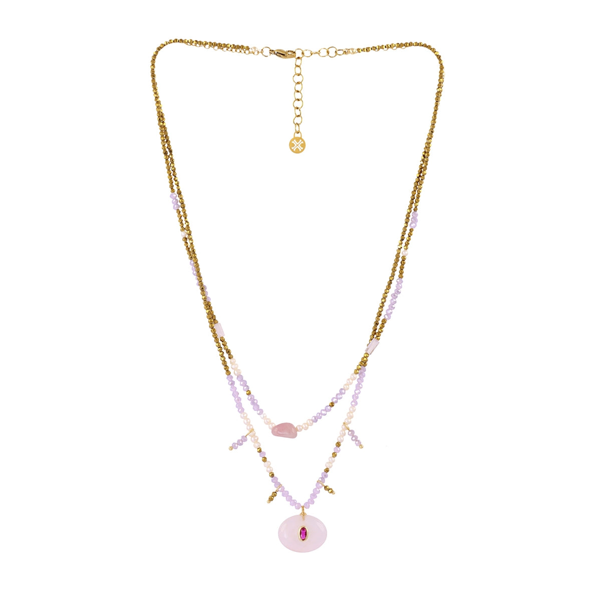 Collar Spirit Iris Rosa Anartxy