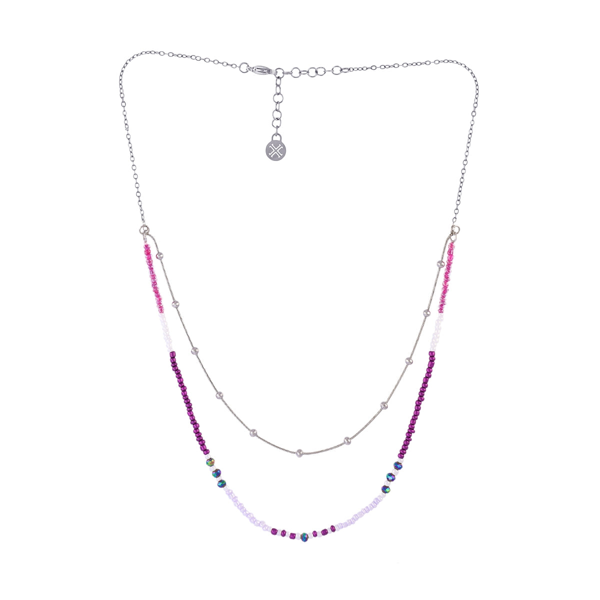 Collar Spirit Nerisse Bloom Plateado Anartxy