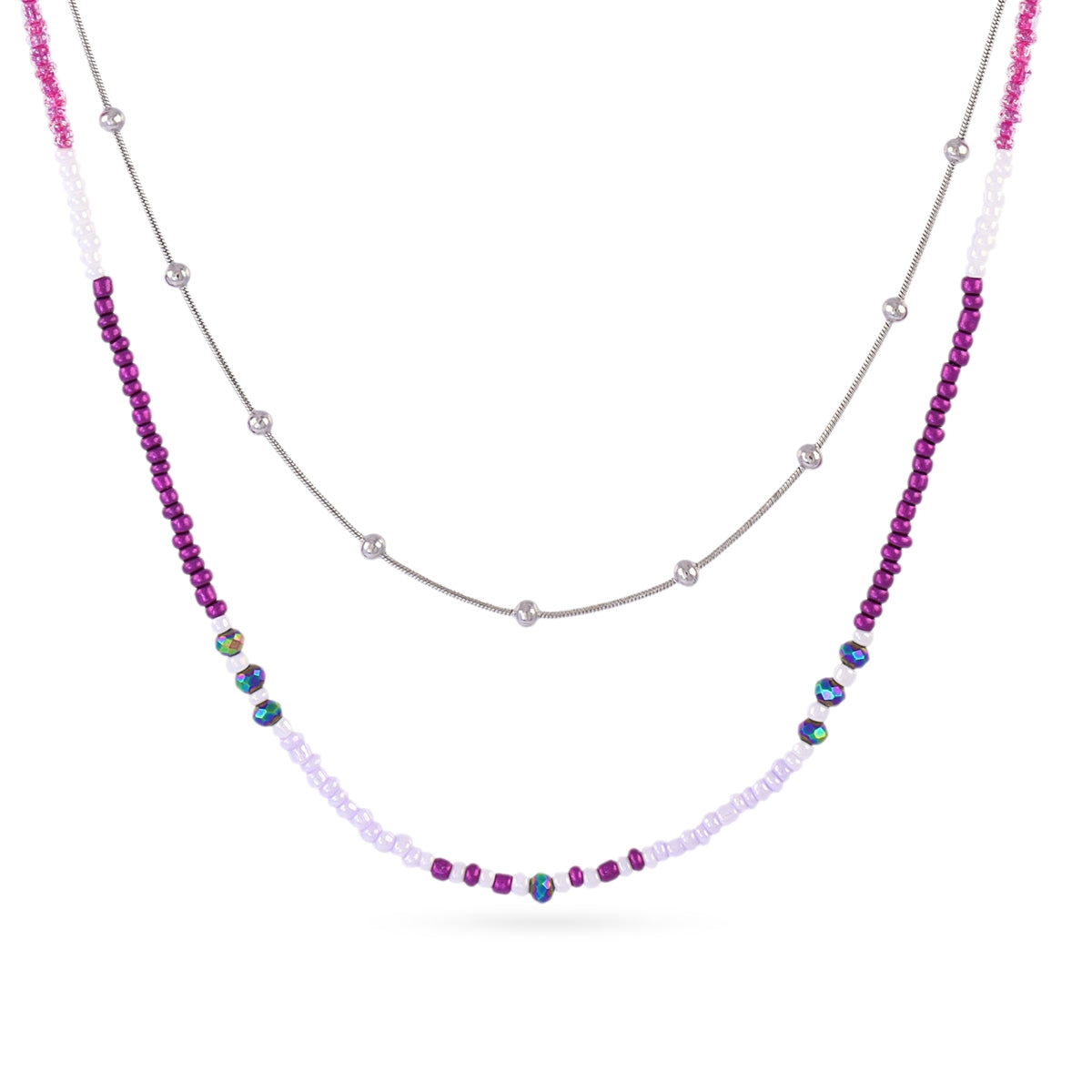 Collar Spirit Nerisse Bloom Plateado Anartxy