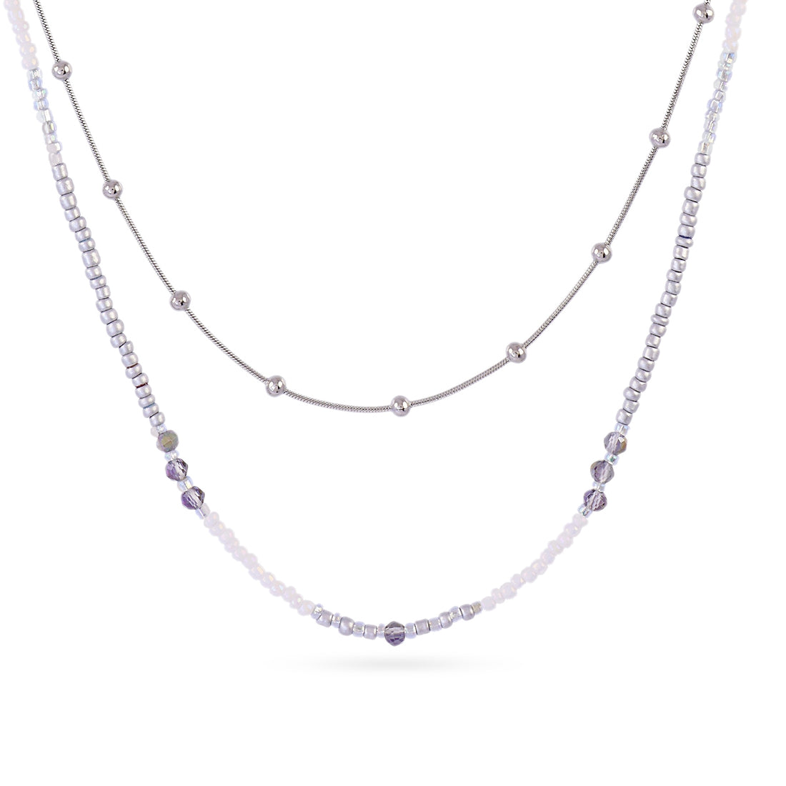 Collar Spirit Nerisse Mist Plateado Anartxy