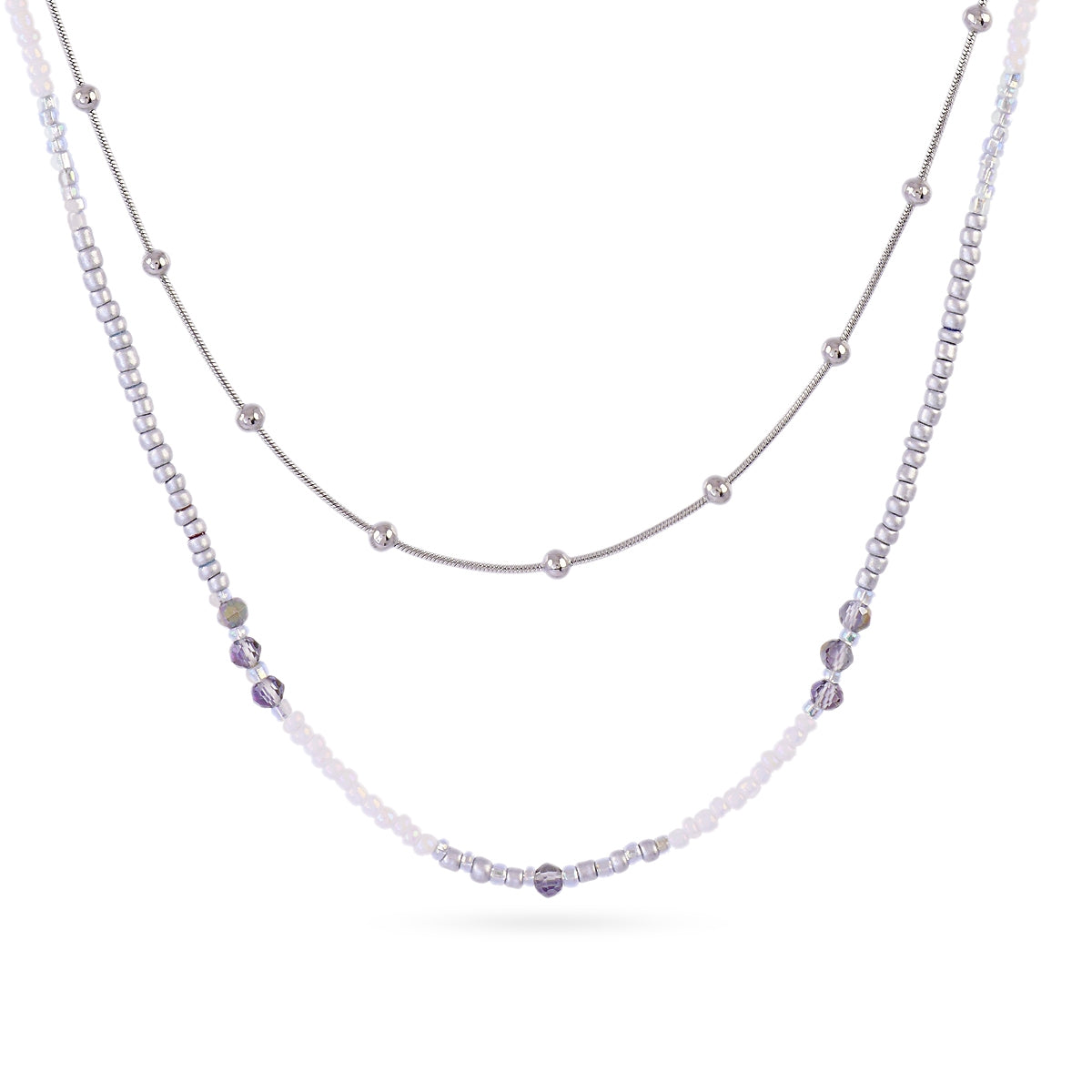 Collar Spirit Nerisse Mist Plateado Anartxy