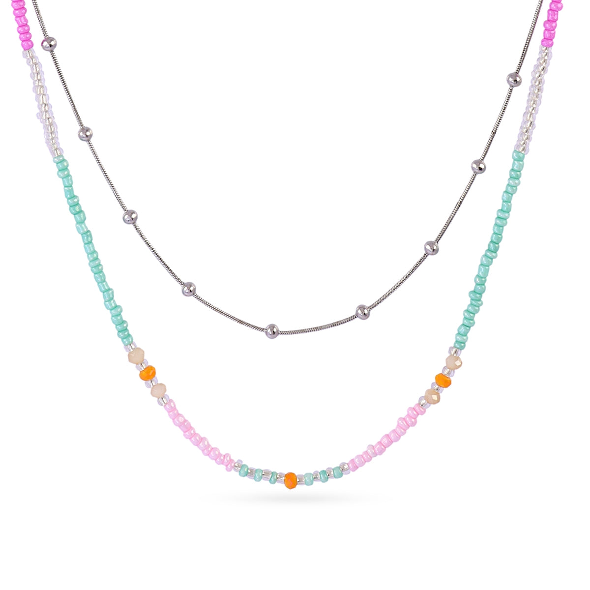 Collar Spirit Nerisse Petal Plateado Anartxy