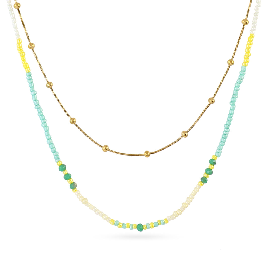 Collar Spirit Nerisse Sky Dorado Anartxy