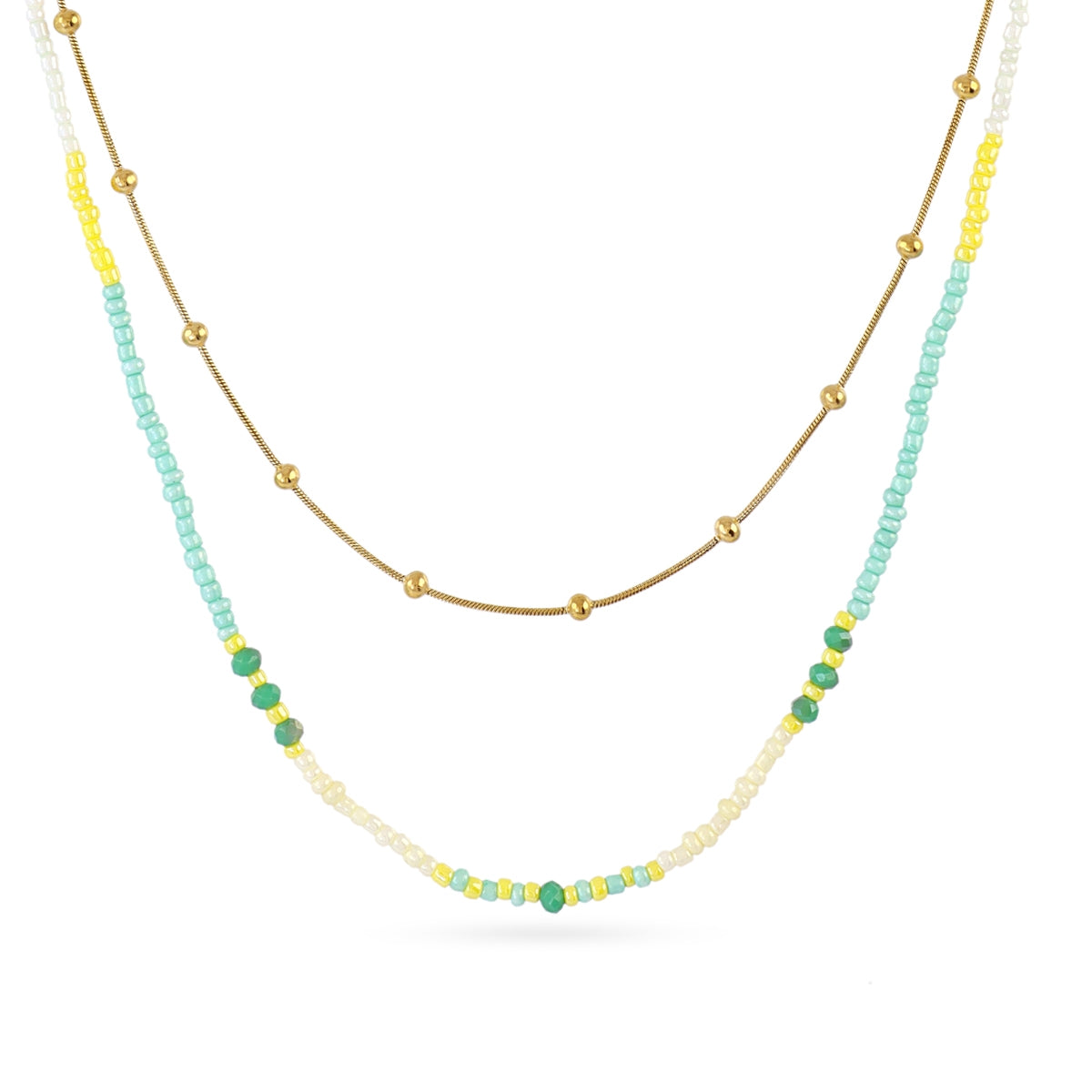 Collar Spirit Nerisse Sky Dorado Anartxy