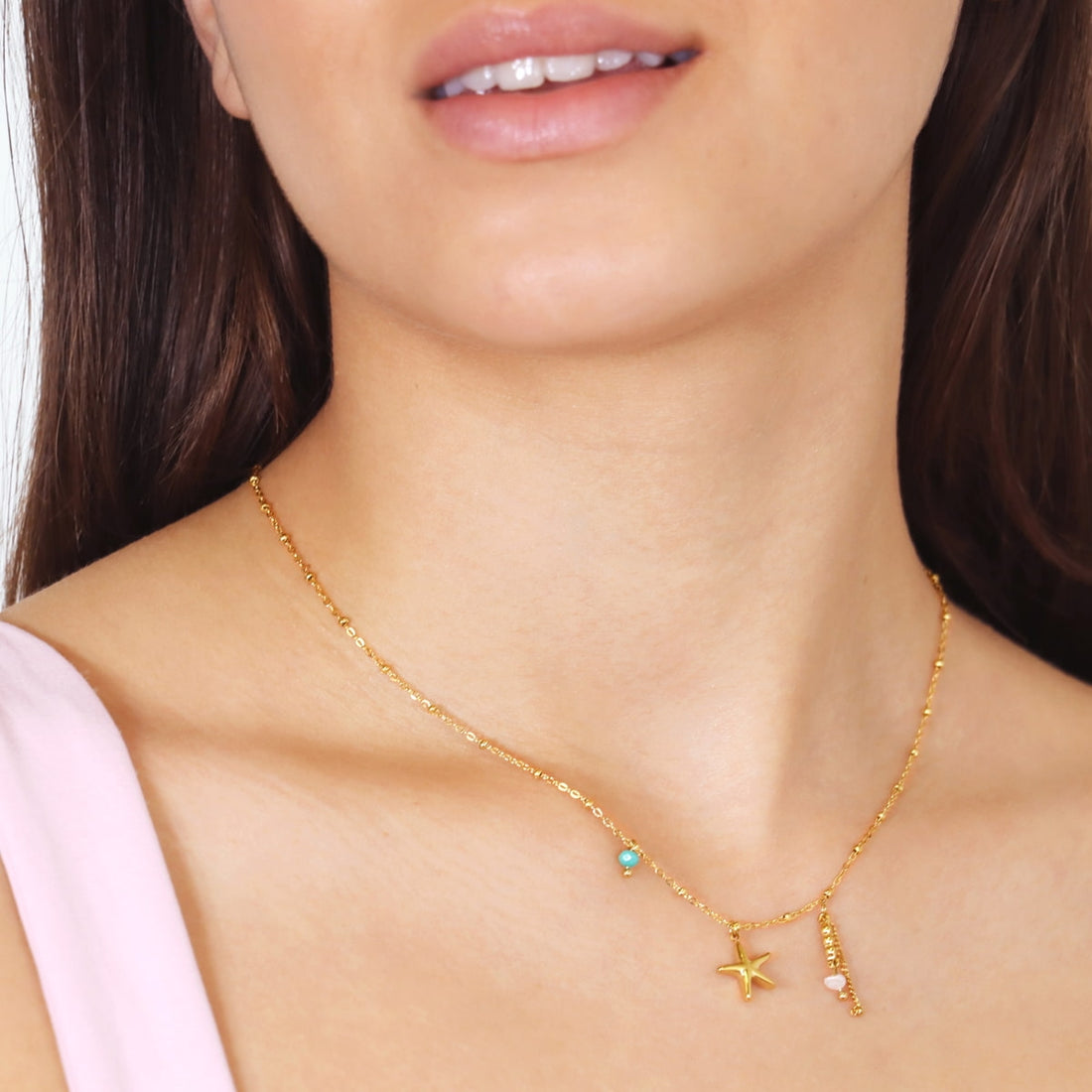 Collar Tide Aurea Dorado Anartxy