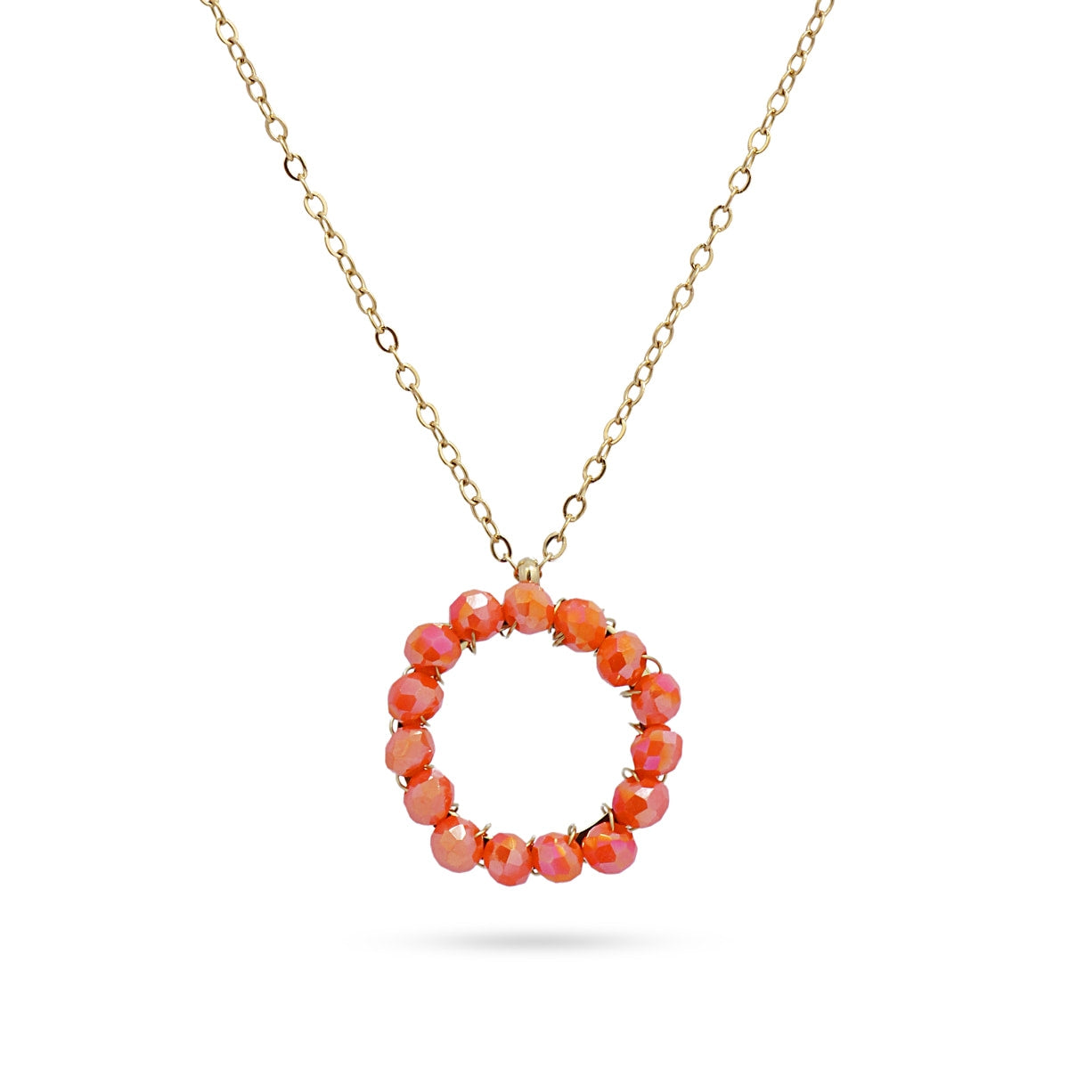Collar Levity Whisper Naranja Anartxy