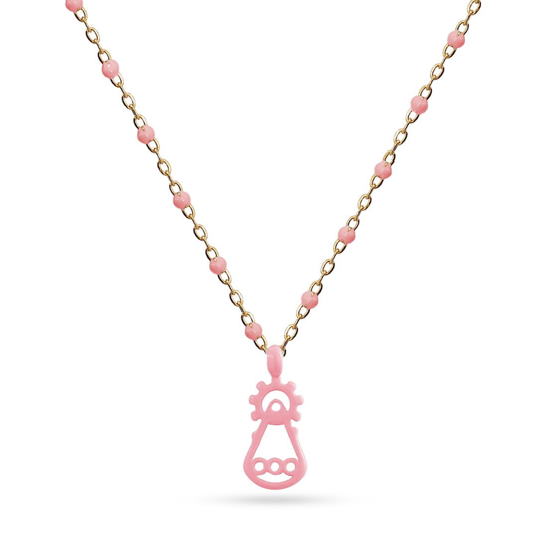 Collar Virgen de Covadonga Rosa Anartxy