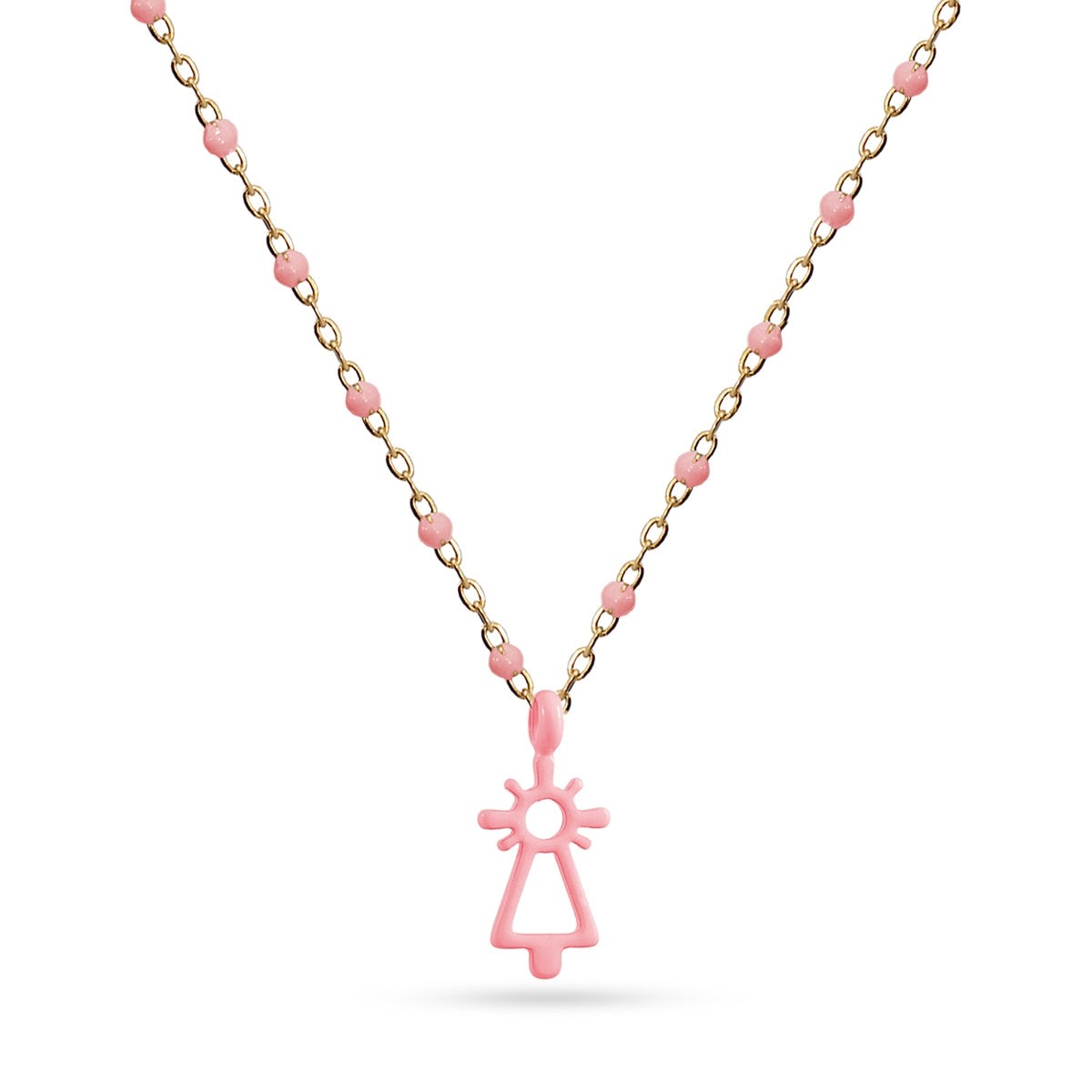 Collar Virgen del Pilar Rosa Anartxy