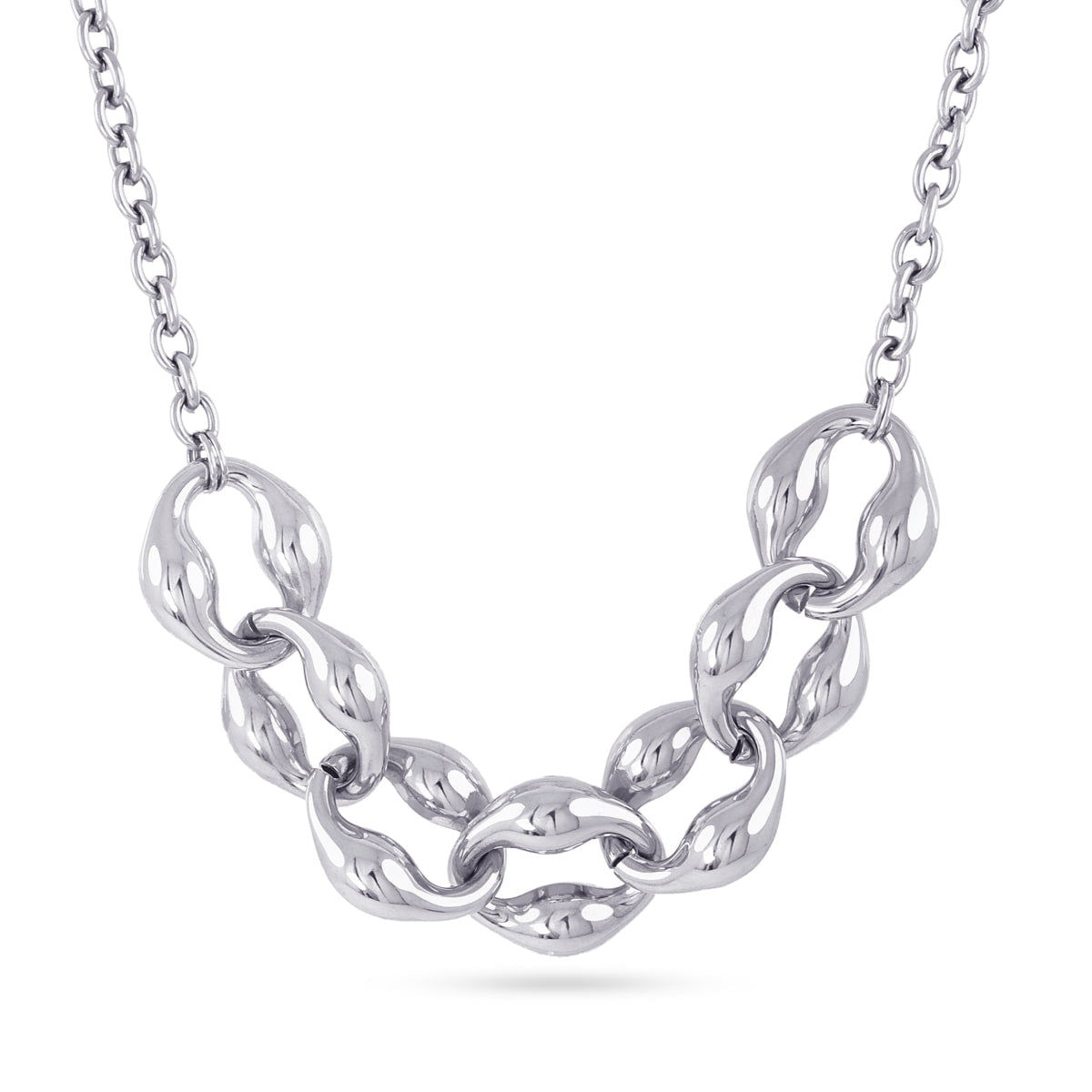Collar Waves Snag Plateado Anartxy