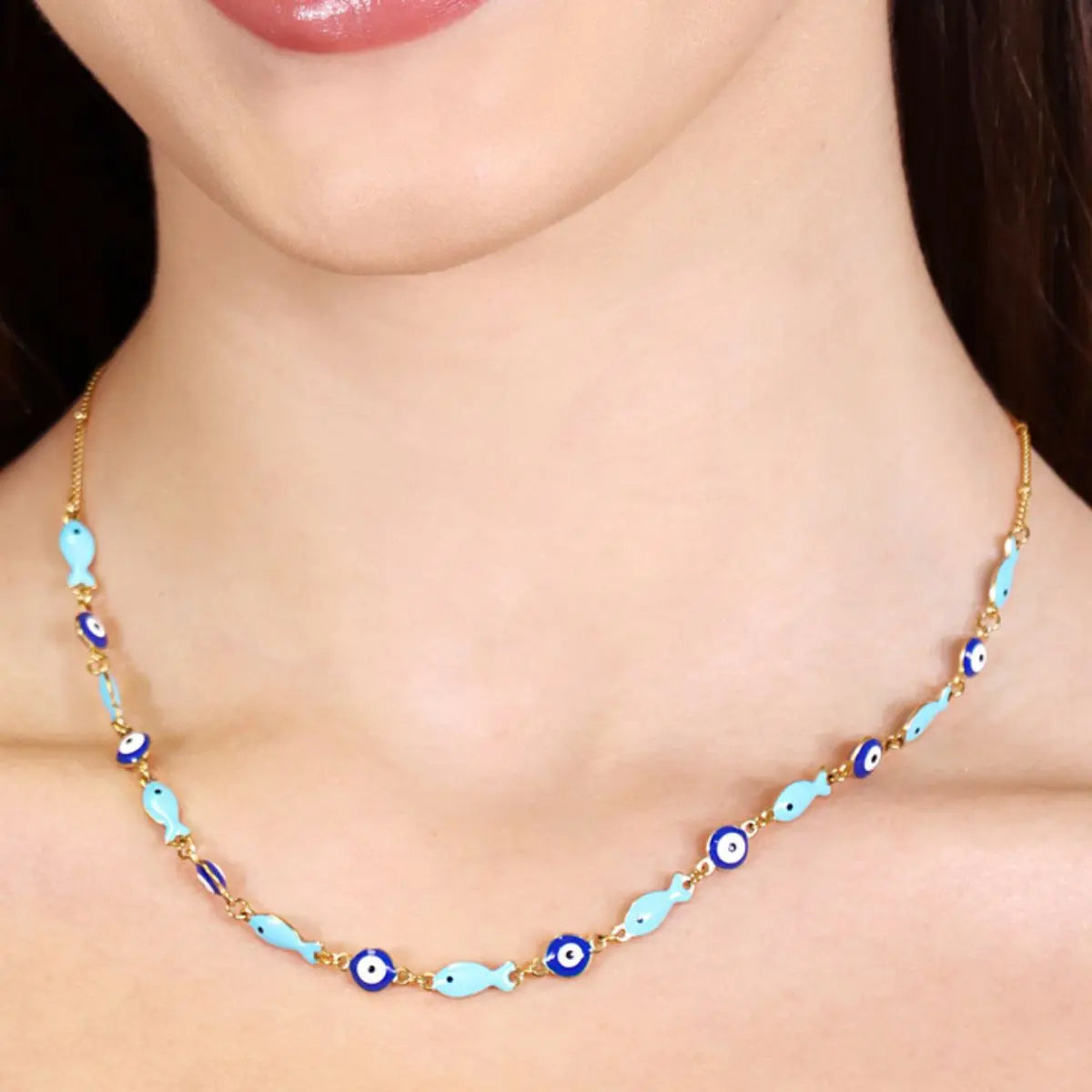 Collar Mati Emira Turquesa Anartxy