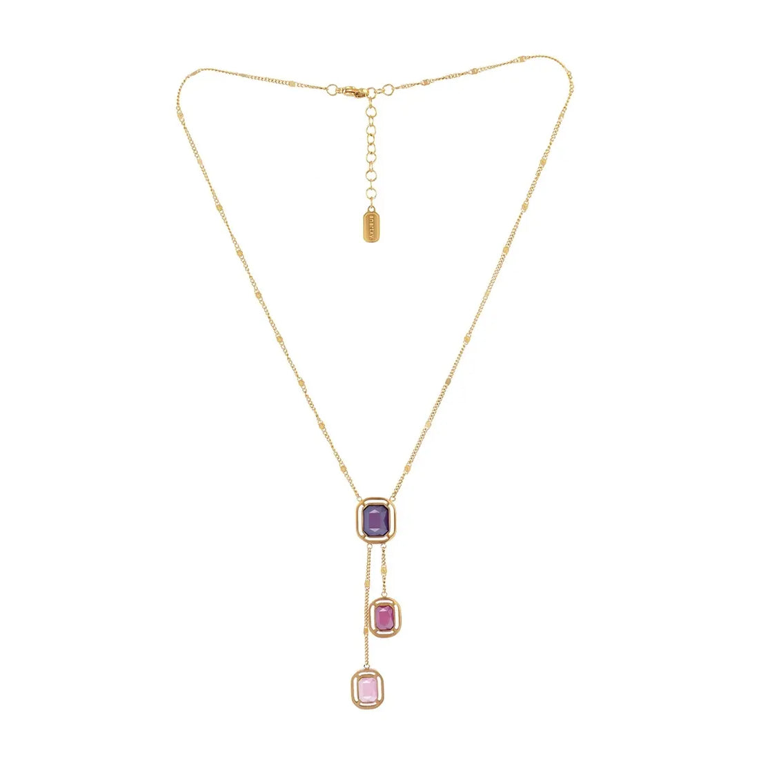 CONJUNTO PIXELS ROSA: collar, pendientes, pulsera y anillo Anartxy