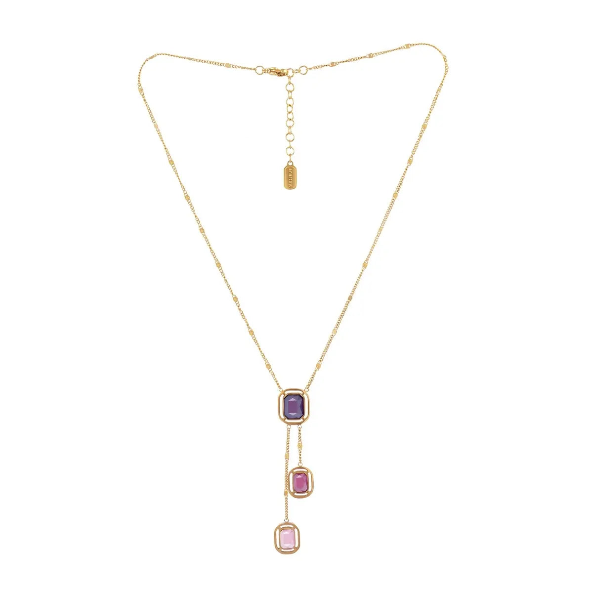 CONJUNTO PIXELS ROSA: collar, pendientes, pulsera y anillo Anartxy