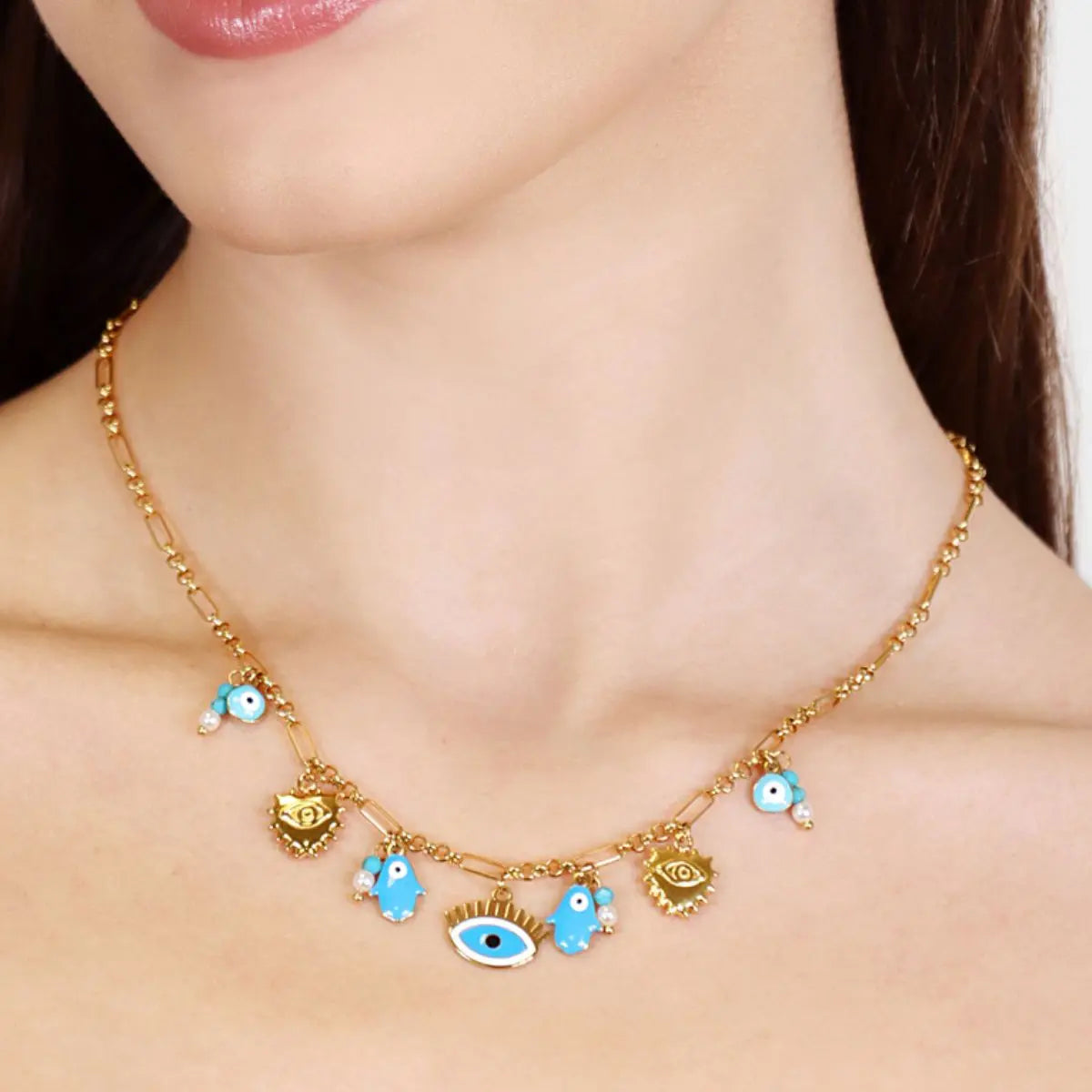 Collar Mati Sera Dorado Anartxy