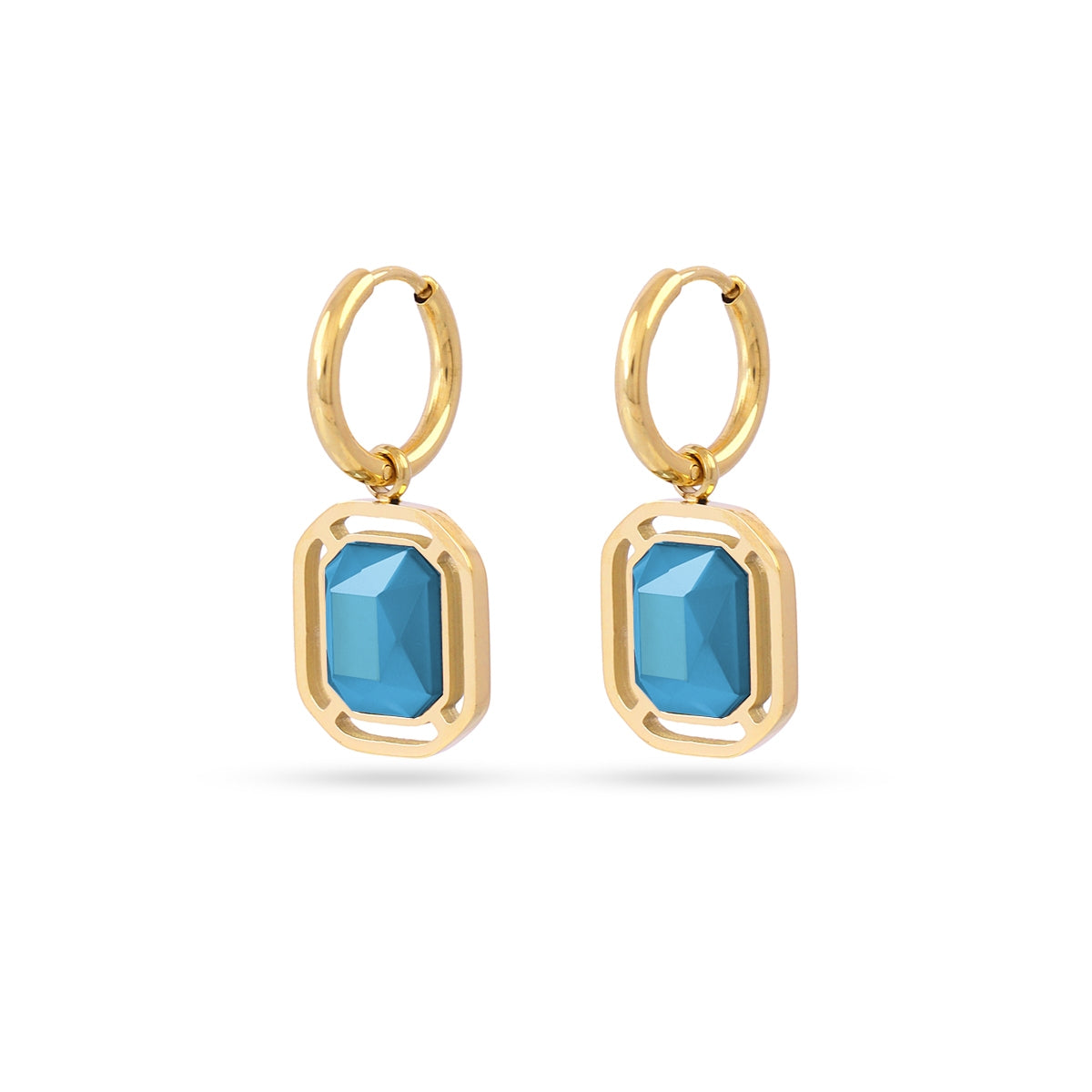 Pendientes Pixels Flarelle Azul Anartxy