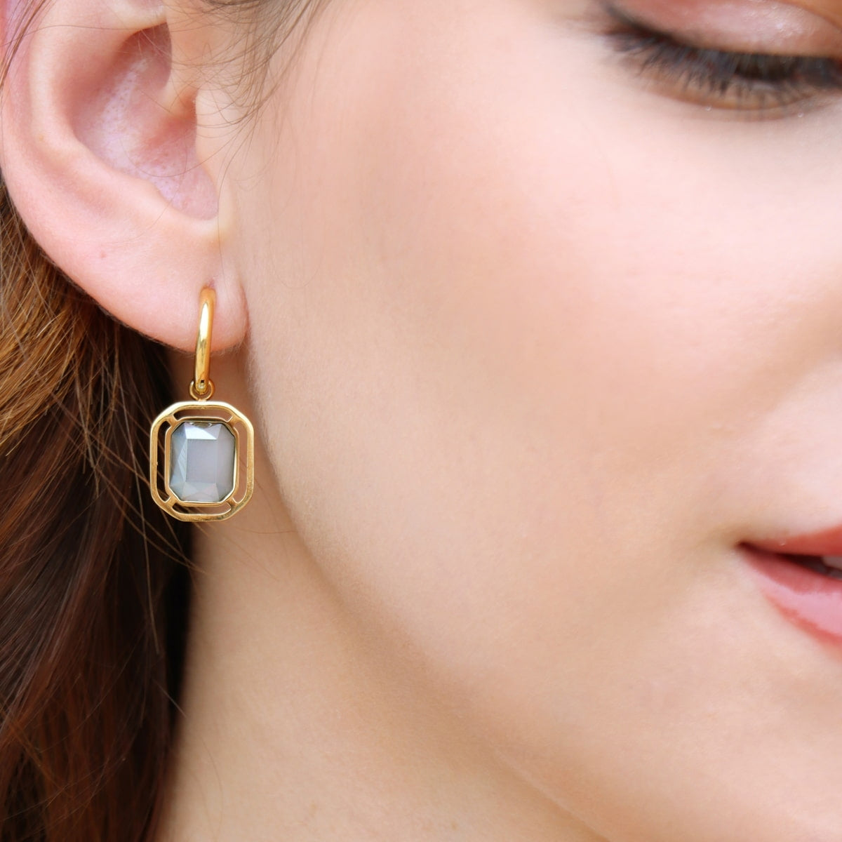 Pendientes Pixels Flarelle Gris Anartxy