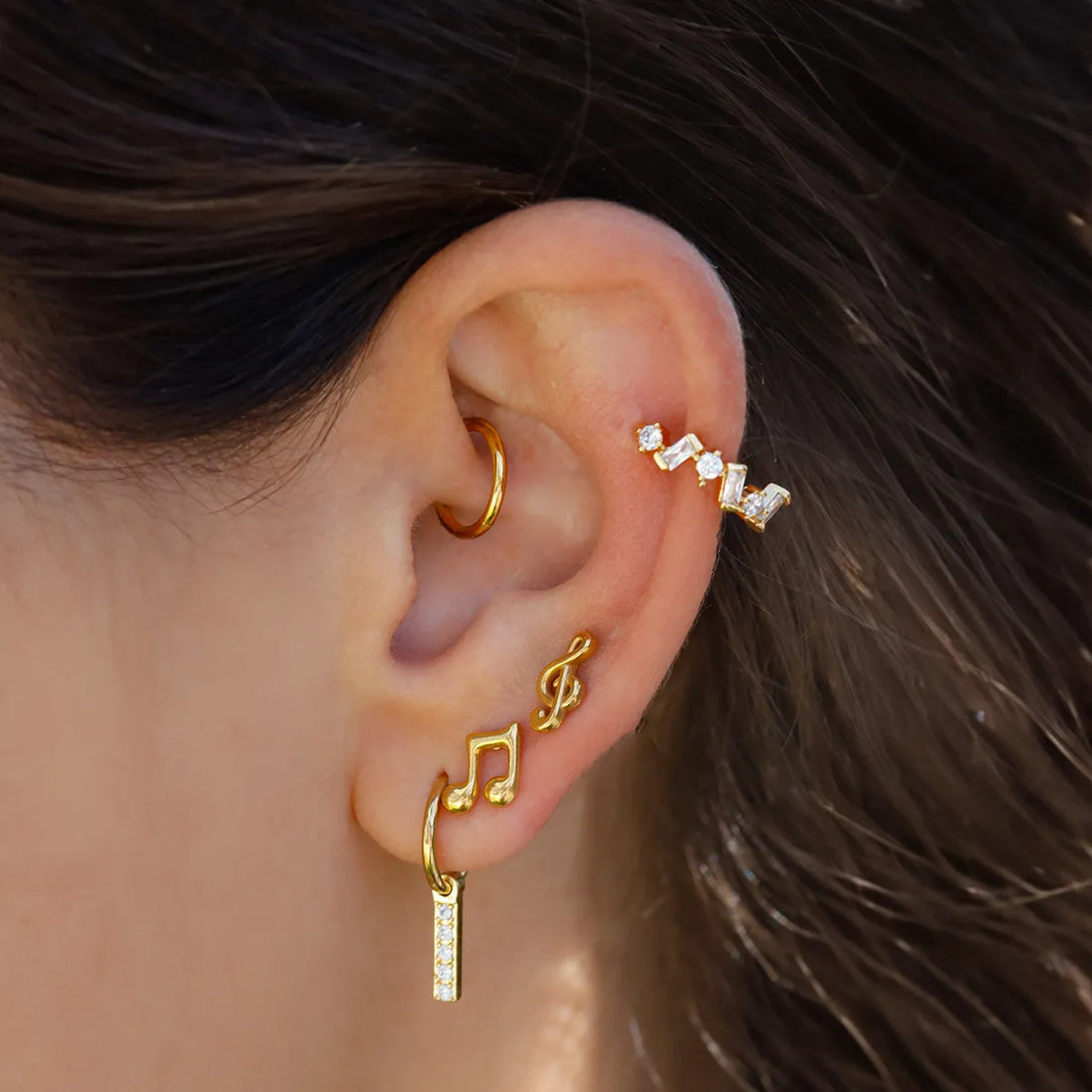 Piercing Tone Dorado Anartxy