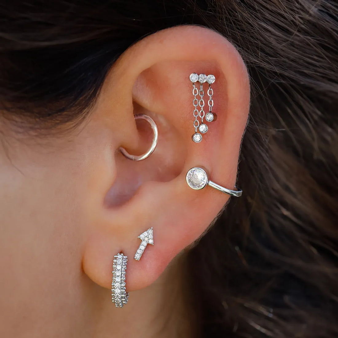 Piercing Fade Plateado Anartxy