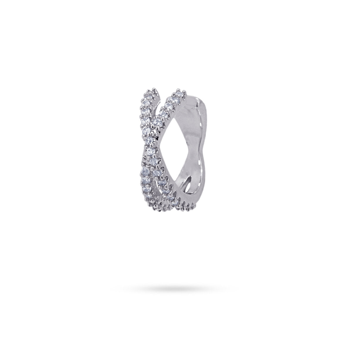 Ear cuff Fadila Plateado Anartxy