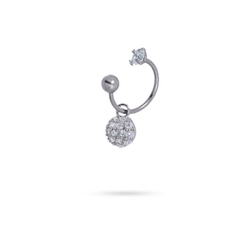 Ear cuff Tonje Plateado Anartxy