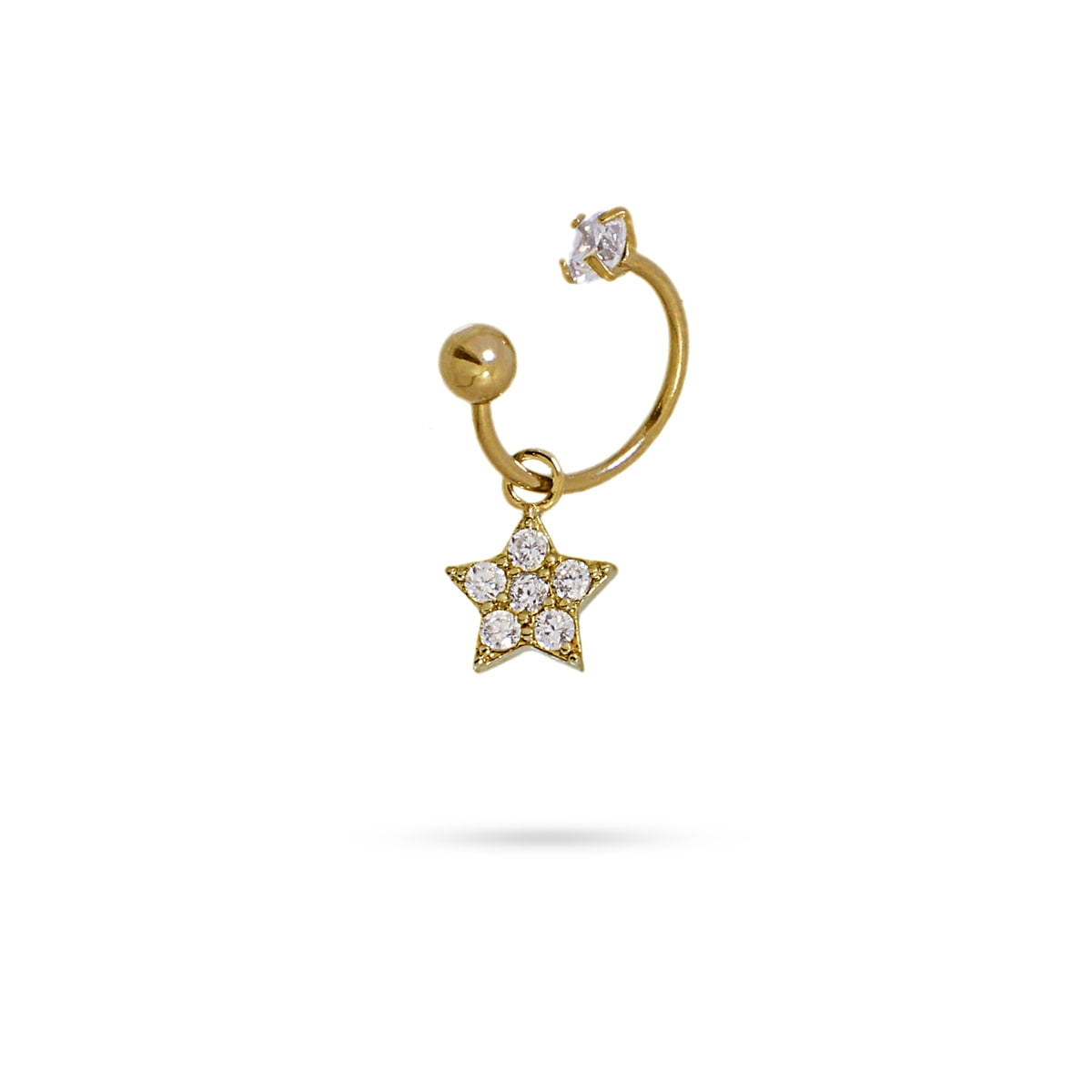 Ear cuff Tove Dorado Anartxy
