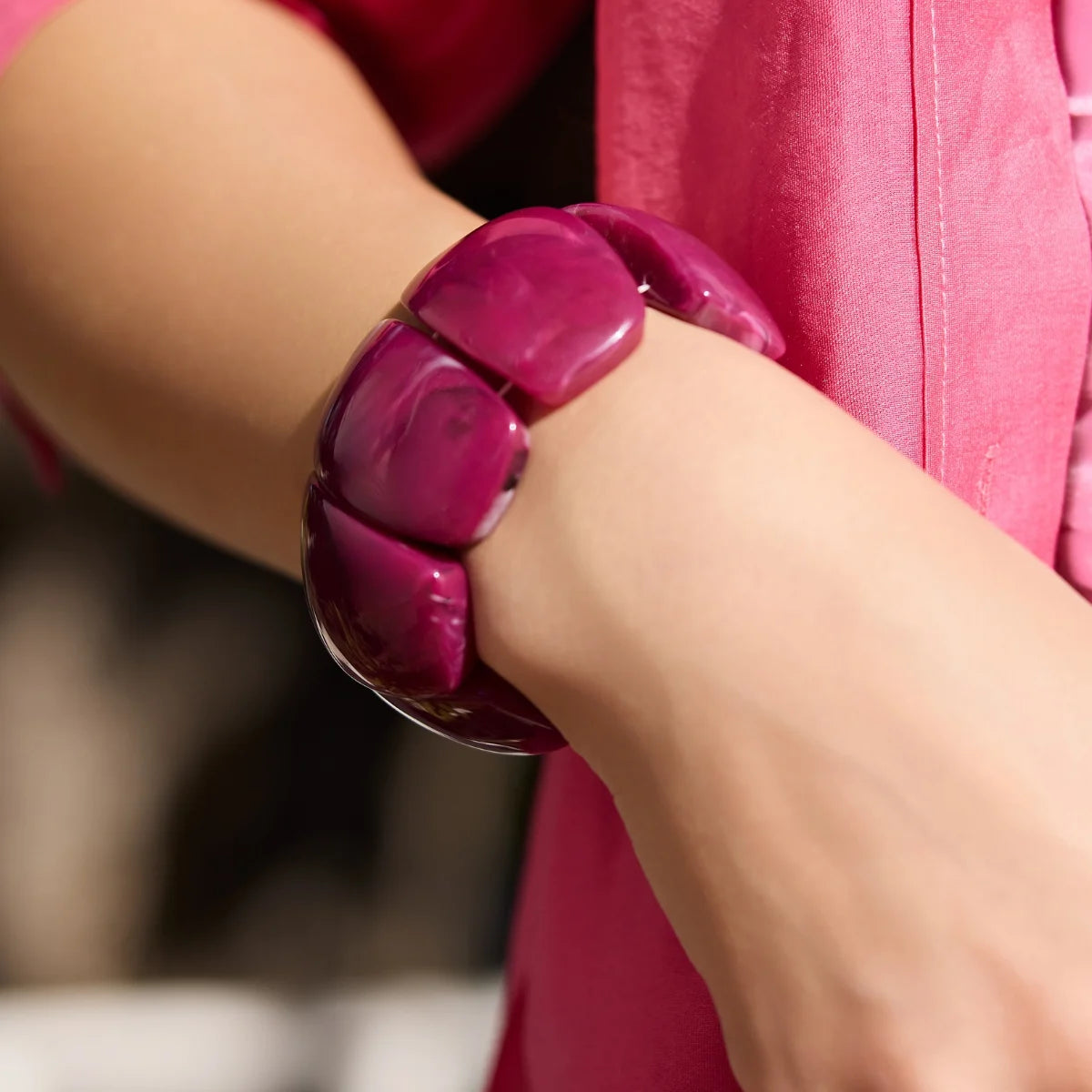 Pulsera Thalia Ripple Fucsia Anartxy