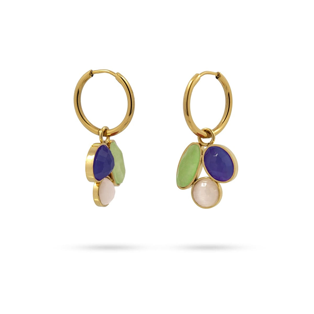 Mini aros Loto Verde Anartxy