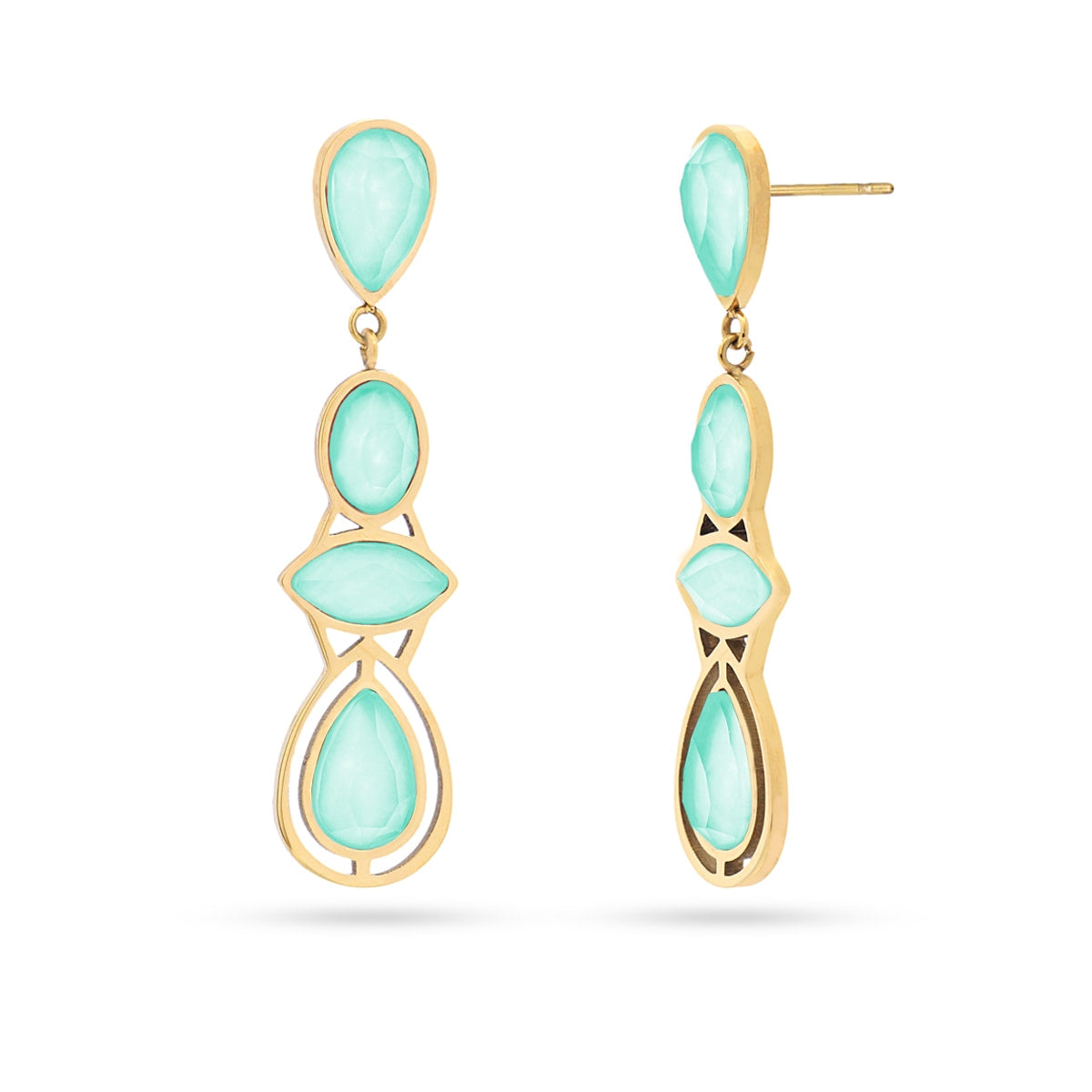 Drops Moon Earrings