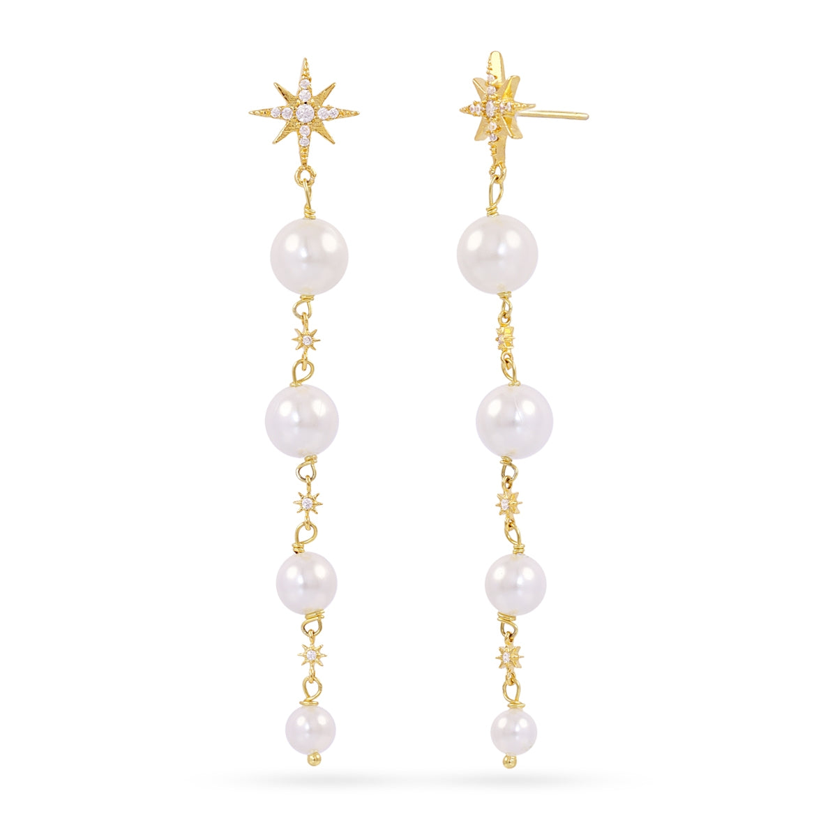 Conjunto Alma Perlas dorado Anartxy