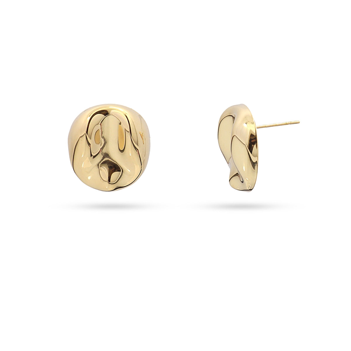 Pendientes Waves Mini Seaglass Dorado Anartxy