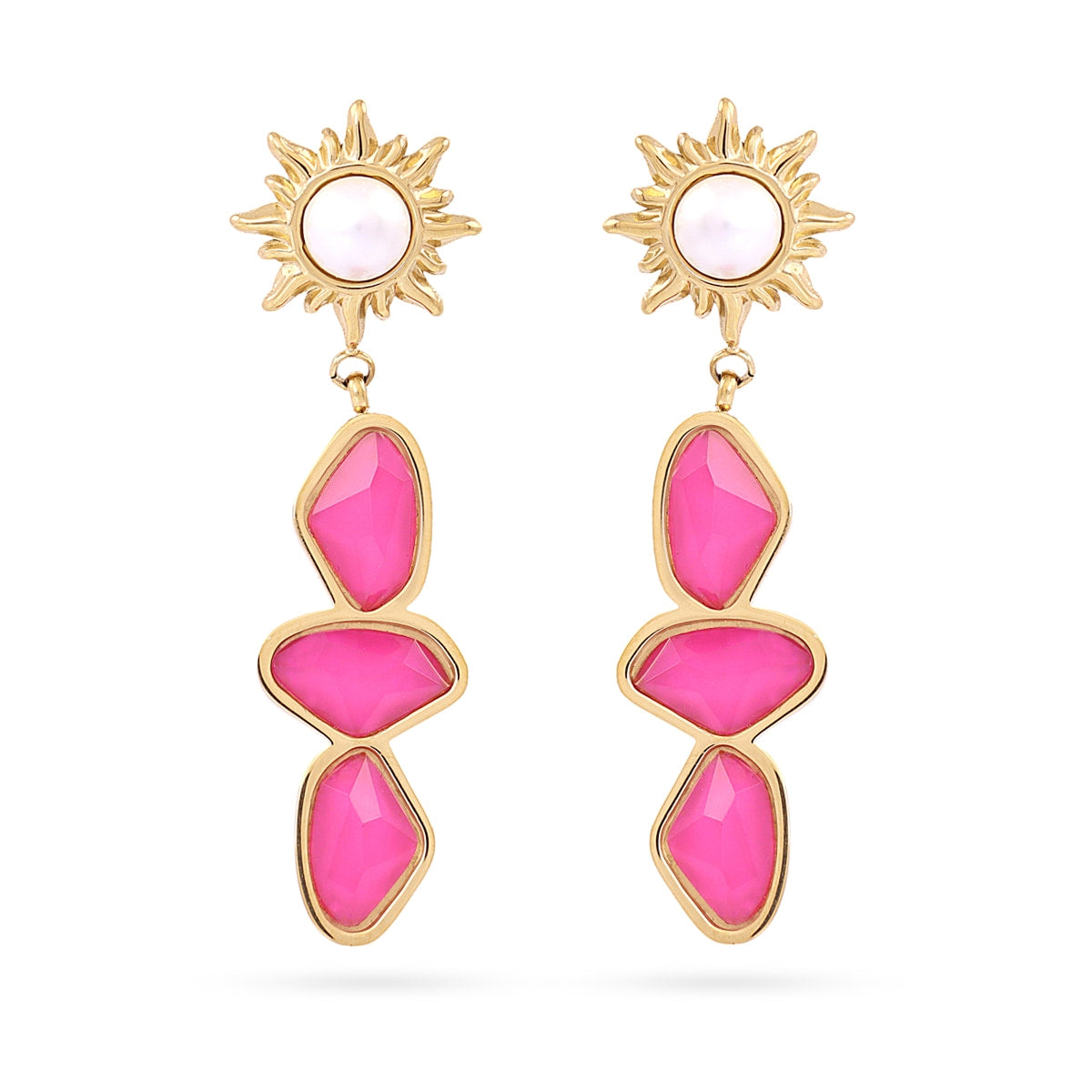 Pendientes Aqua Kalyra Dorado Anartxy