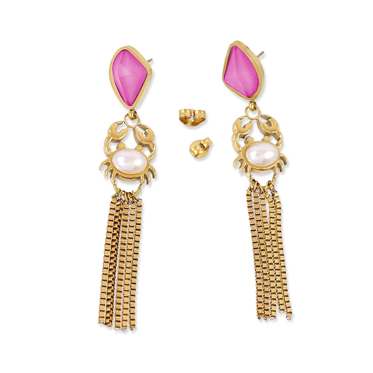 Pendientes Aqua Myth Dorado Anartxy