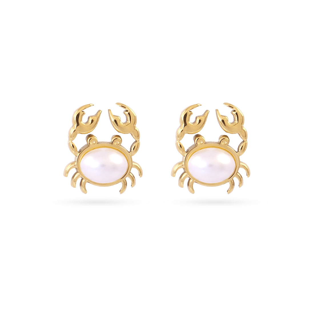 Pendientes Aqua Silt Dorado Anartxy