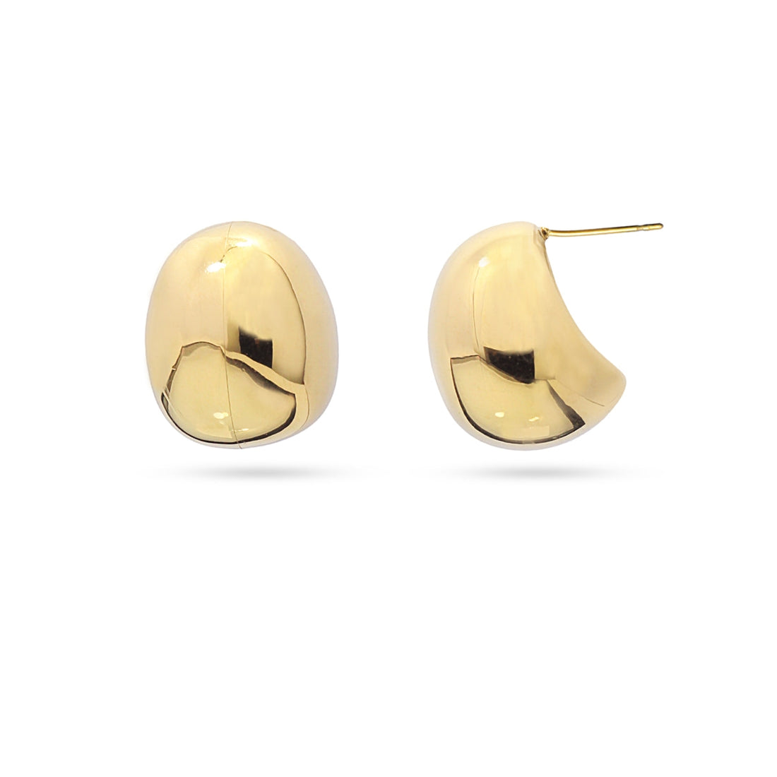 Pendientes Summer Essentials Oval Dorado Anartxy