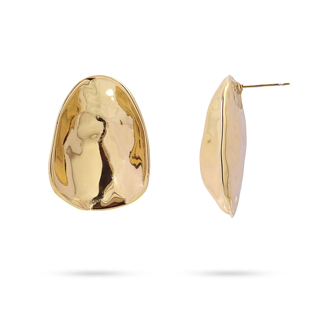 Pendientes Waves Seaglass Dorado Anartxy