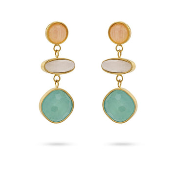 Pendientes Azafrán Beige Anartxy
