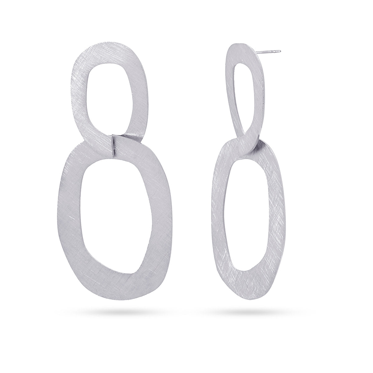 Pendientes Matt Gleamless Dorado Anartxy