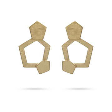 Pendientes Bergen Dorado Anartxy