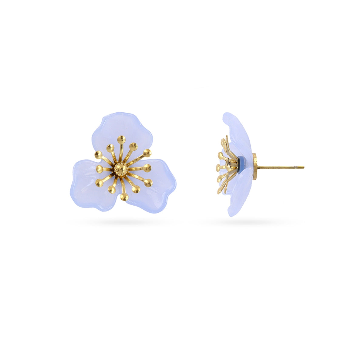 Pendientes Bloom Yara Morado Anartxy