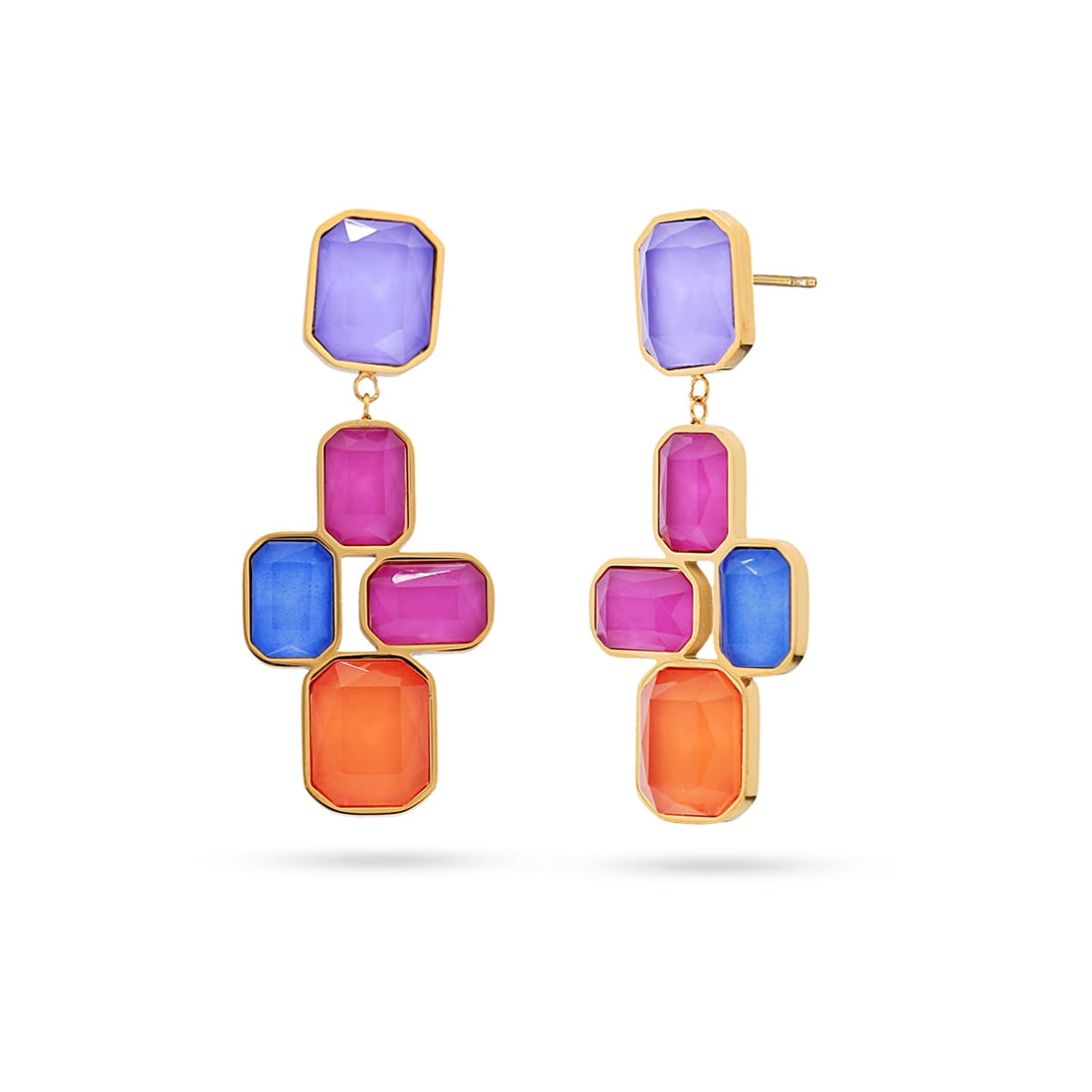 Pendientes Pixels Prisma Combinado Anartxy