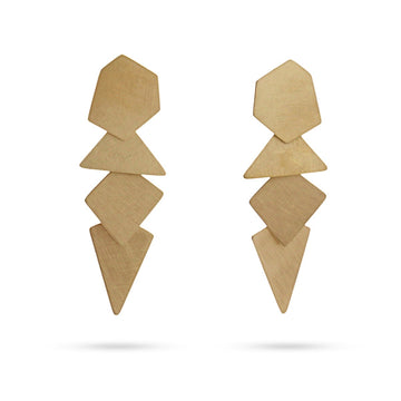Pendientes Chisináu Dorado Anartxy